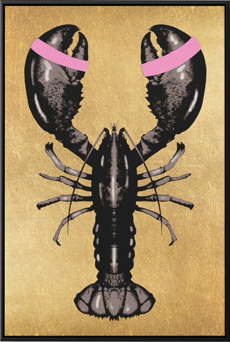 Lobster Royal Pink - akoestische schilderijen- plexiglas schilderij - kunst