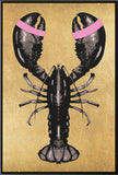 Lobster Royal Pink - akoestische schilderijen- plexiglas schilderij - kunst