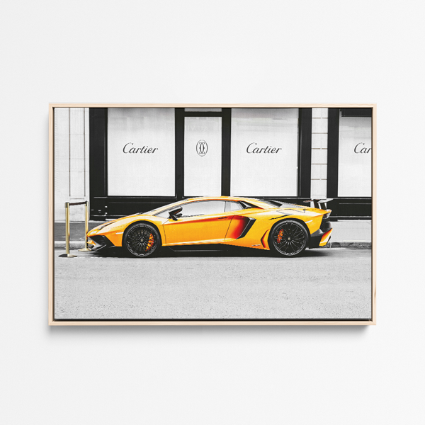 Lamborghini - Canvas schilderij- plexiglas schilderij - kunst