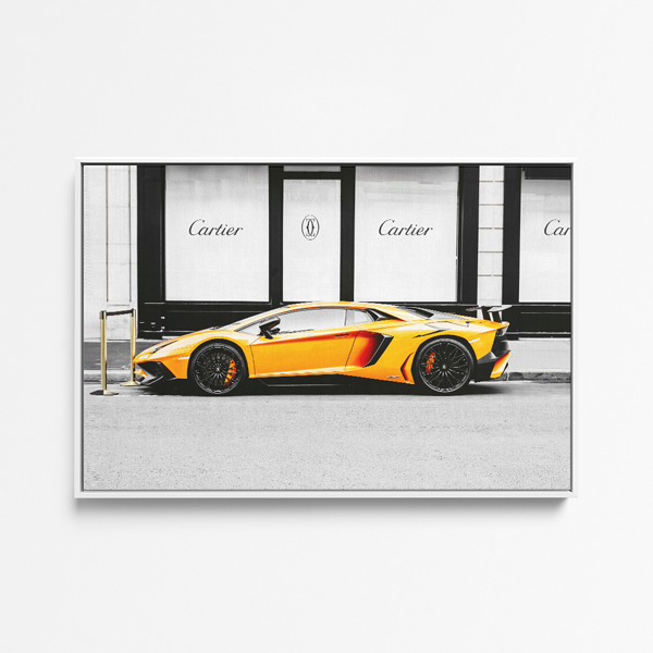 Lamborghini - Canvas schilderij- plexiglas schilderij - kunst