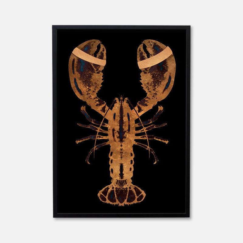 Lobster Black- plexiglas schilderij - kunst