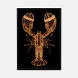 Lobster Black- plexiglas schilderij - kunst