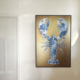 Lobster Royal Blue - SPECIAL EDITION- plexiglas schilderij - kunst