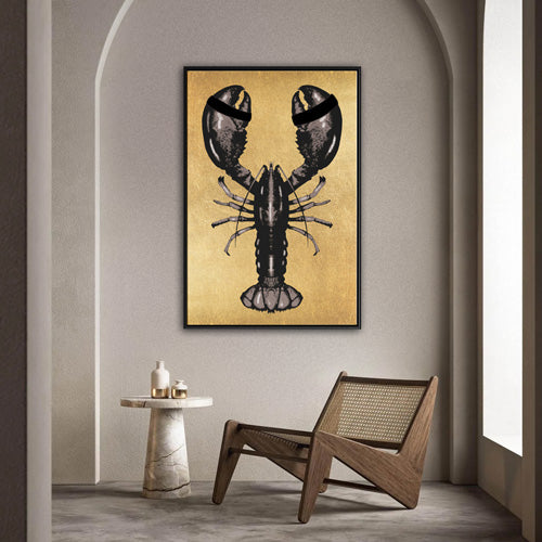 Lobster Royal - akoestische schilderijen- plexiglas schilderij - kunst