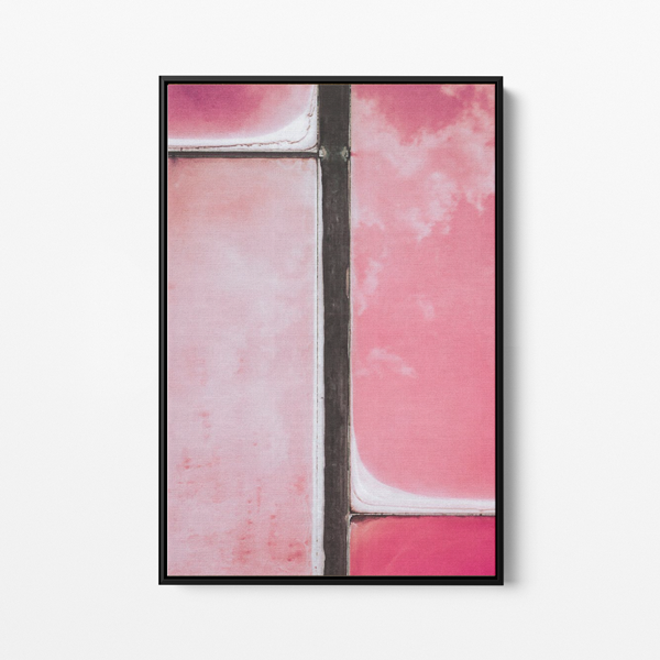 Pink Lands - Canvas schilderij- plexiglas schilderij - kunst