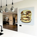 Burger Cheesy- plexiglas schilderij - kunst